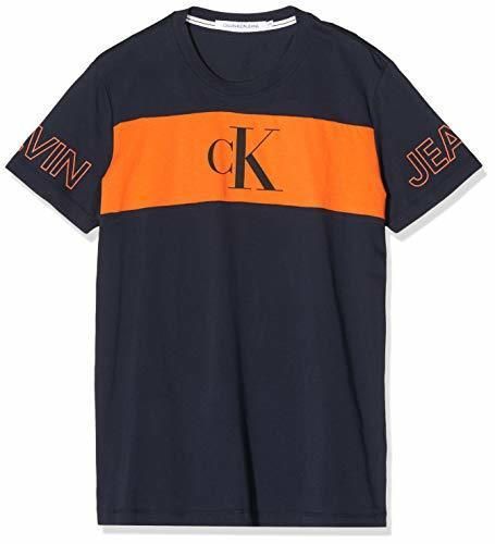 Social Calvin Klein Blocking Statement SS Slim tee Camisa