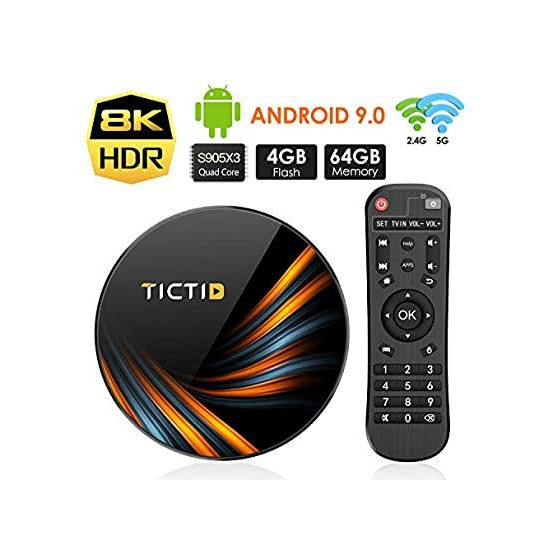 Producto Box de TV TICTID Android 9.0

