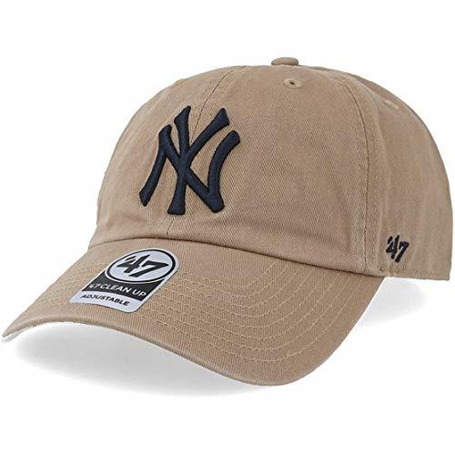 Fashion Gorra curva beige de New York Yankees MLB Clean Up de 47