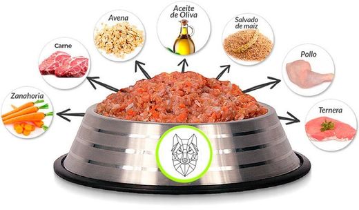 Dieta Barf Ternera para perros, baja en grasas y 100% natural 