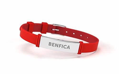 Sport Lisboa e Benfica Pulsera Fashion Roja Ajustable para Hombre, Mujer y