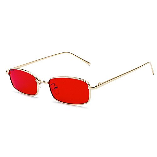 Social Vintage Sunglasses Women Luxury Brand Designer Sun Glasses Retro Small Red Ladies