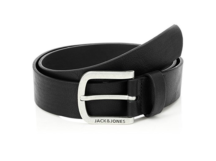 Moda JACK & JONES Jacharry Belt Noos Cinturón, Negro