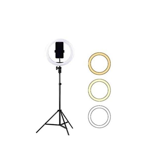 Kit Completo Ring Light Com Tripé Dimmer Youtuber Selfie Pro