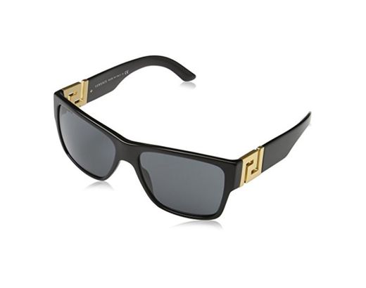 Versace 0Ve4296, Gafas de Sol para Hombre, Negro