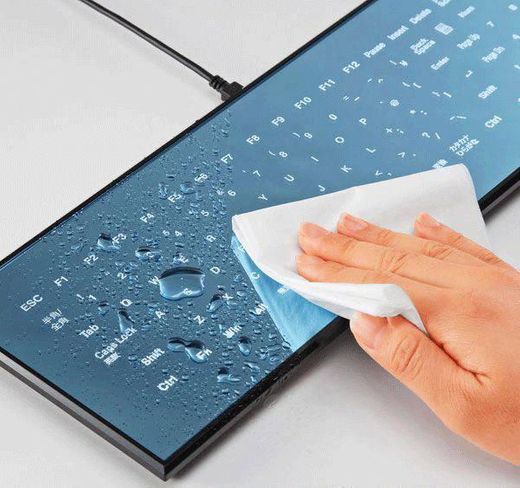 Cool leaf touchscreen keyboard