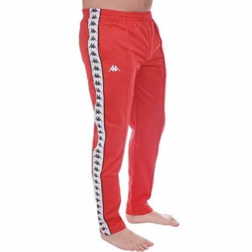 Kappa 222 Banda Astoria Slim Authentic Pantalones Hombre Rojo S
