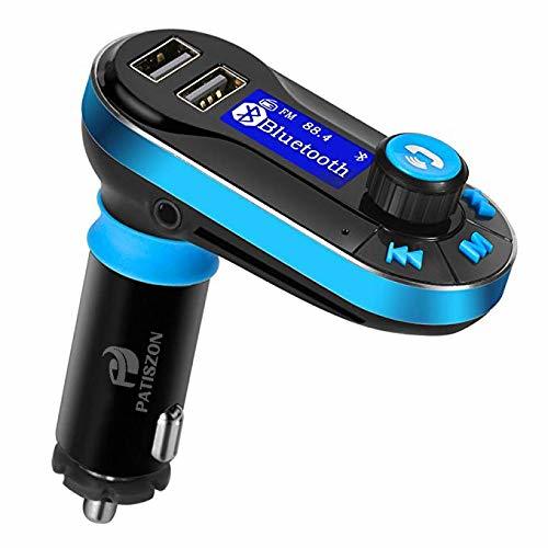 Electronic Transmisor FM Bluetooth para Coche Manos Libres Cargador USB Adaptador de Radio