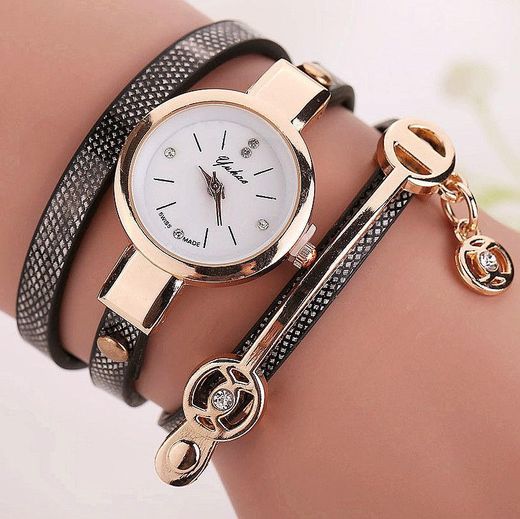 Marca de Moda Ultra Fina Pulsera de Cuarzo Reloj de Pulsera Relogio