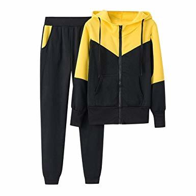 Lugar Aibrou Chándal Deportivo para Mujer 2 Piezas,Chándal de Ocio Casual Otoño Invierno,Ropa