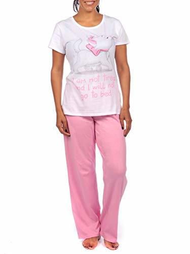 Disney Pijama para Mujer Los Aristogatos Rosa Size X-Large