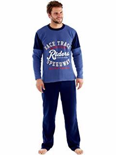 Social Pijama Hombre Invierno Sudadera Gimnasio Varios Colores 100% Algodón Mangas Largas Set