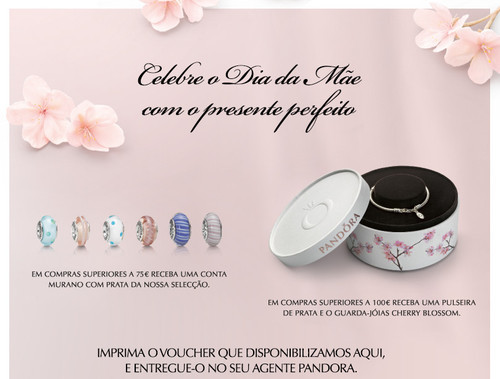 Moda Especial dia da Mãe Pandora