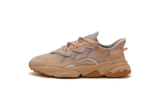 ADIDAS OZWEEGO "PALE NUDE/LIGHT BROWN/SOLAR RED"