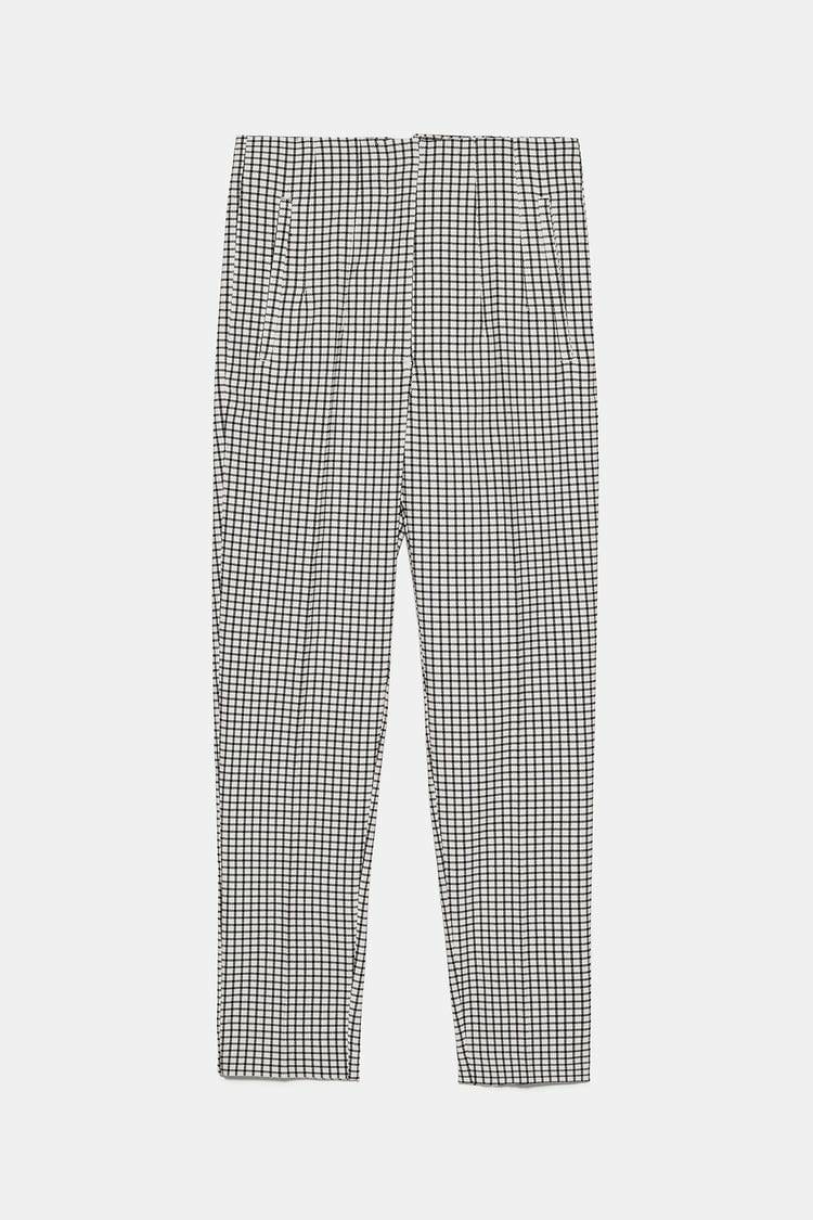 Calças de Cintura Subida da ZARA