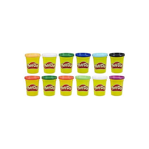 Play-Doh - Pack 12 Botes Colores Frios