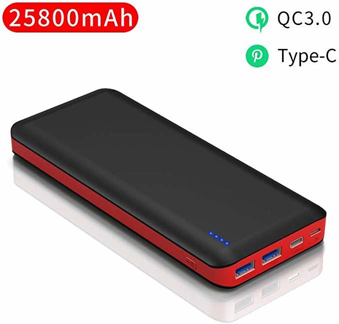 Product Portable Charger Power Bank 25800mAh