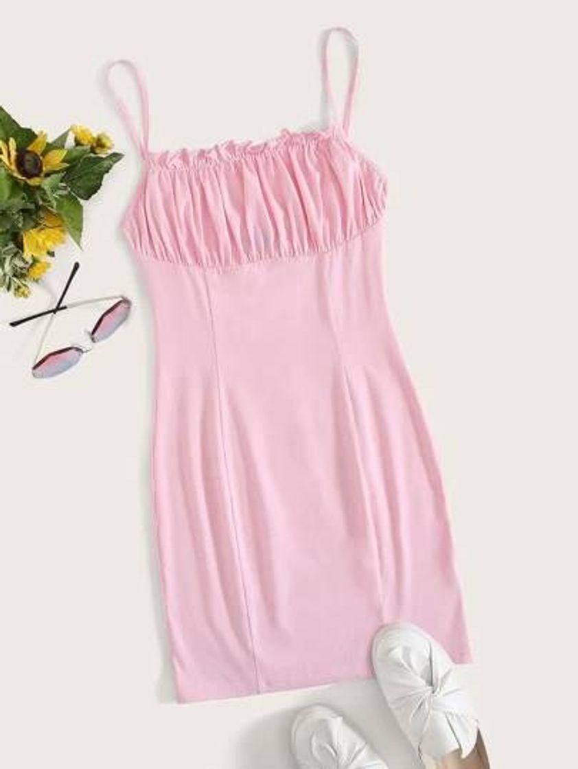 Moda Vestido rosa claro soft pink🌸