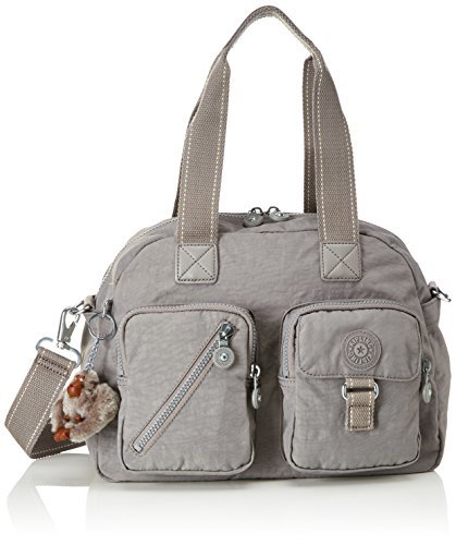 Place Kipling Defea, Bolso de Hombro Mujer, Gris