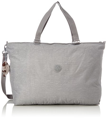 Place Kipling XL Bag, Bolso Bandolera para Mujer, Gris