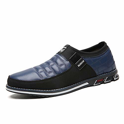 Place COOJOY Zapatos de Vestir para Hombre Casuales Holgazanes Slip On Mocasines Plano