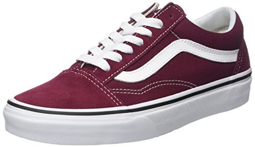 Lugares Vans Old Skool Suede/Canvas, Zapatillas para Mujer, Rojo