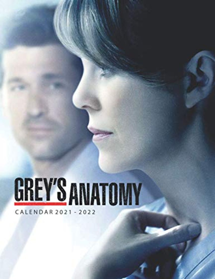 Books Grey's Anatomy Calendar 2021-2022: 18-month Calendar 2021-2022 with 8