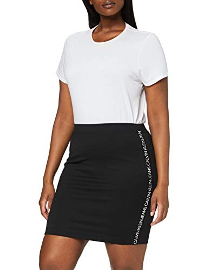 Fashion Calvin Klein Milano Logo Elastic Skirt Falda