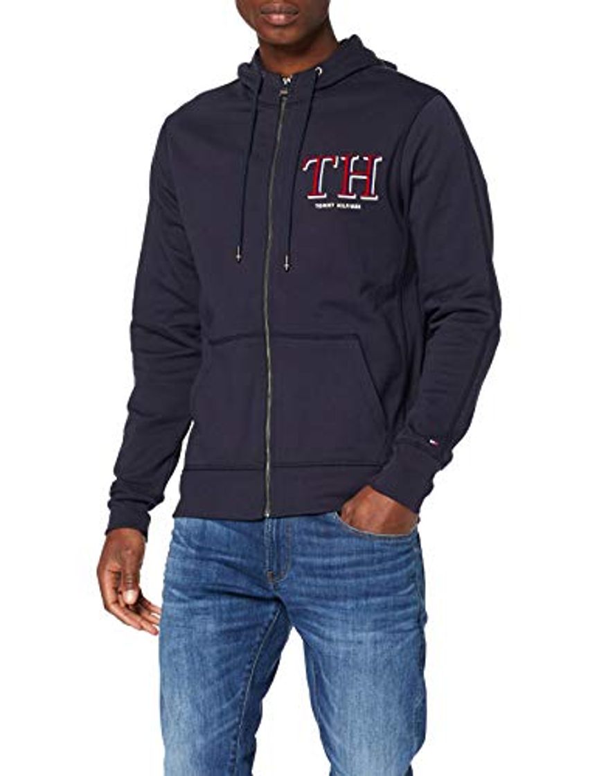 Moda Tommy Hilfiger TH Monogram Hooded Zip Through Sudadera,