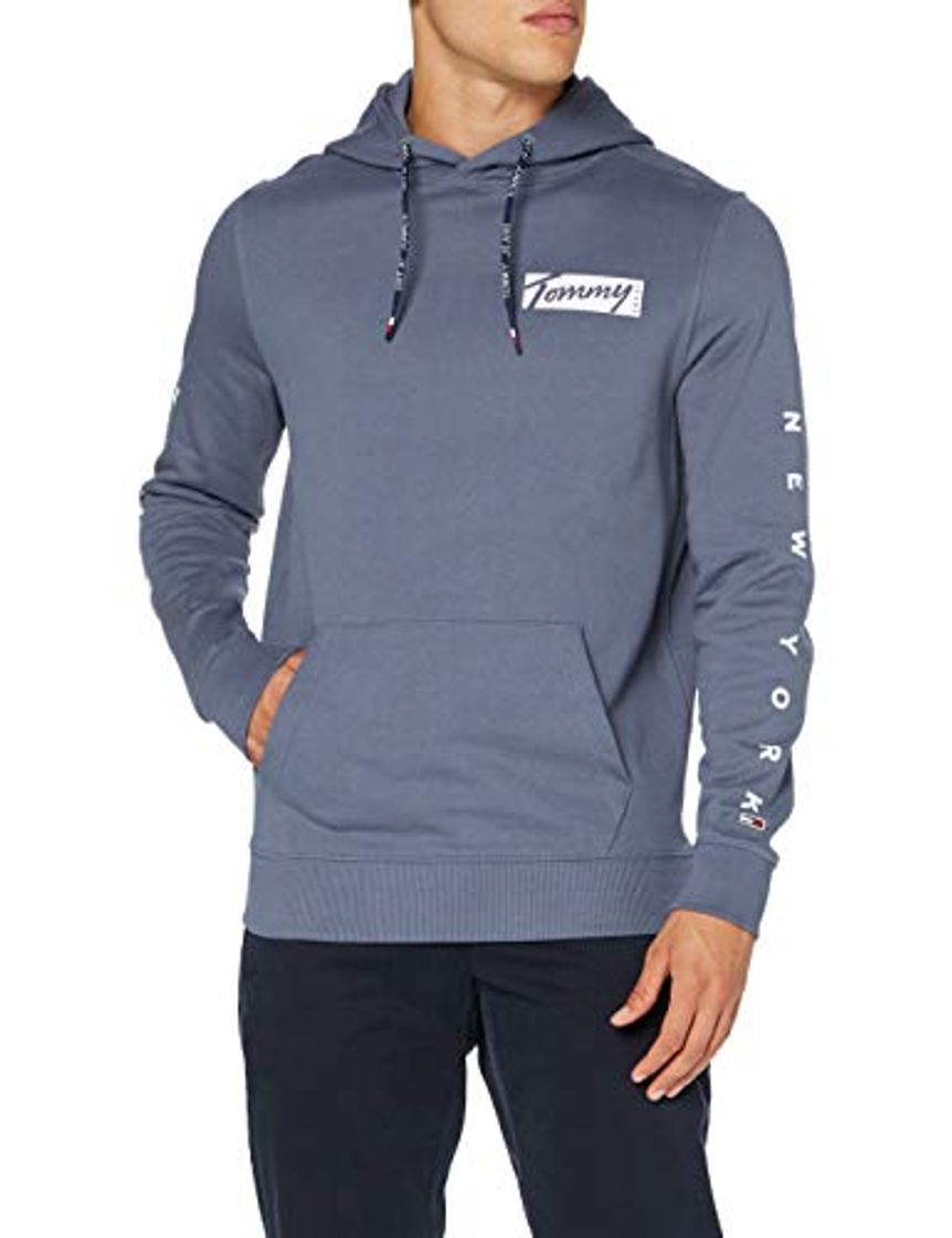 Moda Tommy Hilfiger TJM Essential Graphic Hoodie Suéter, Azul