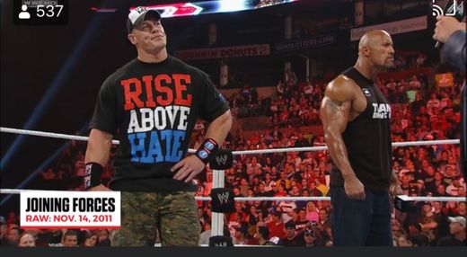 The rock and john Cena’s unforgettable history 