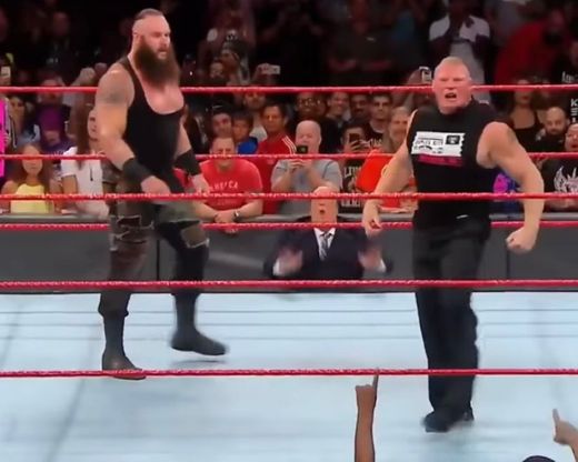 John Cena, Brock Lesnar and Roman Reigns 