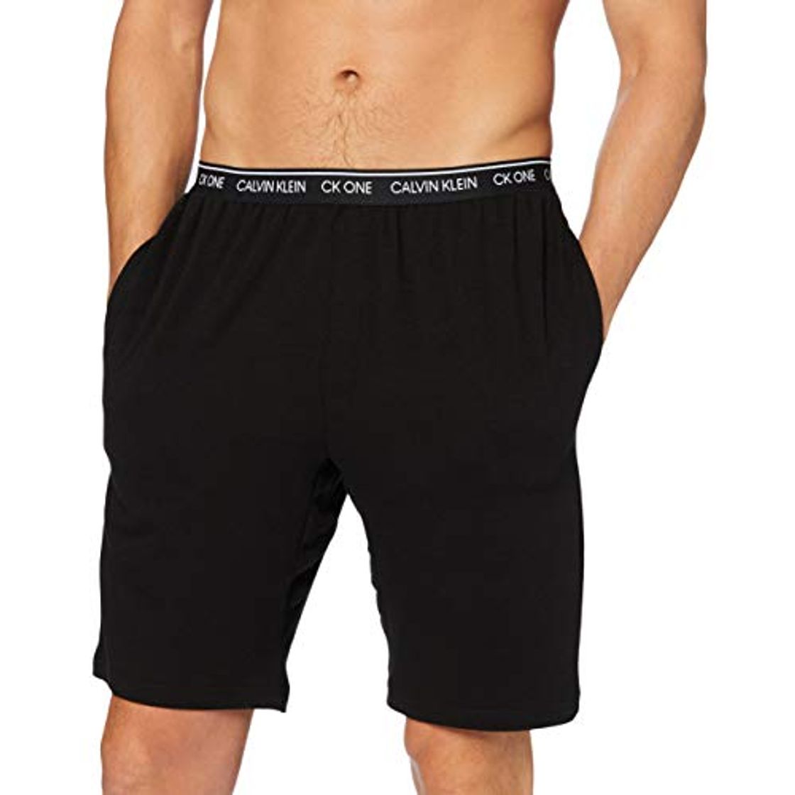 Fashion Calvin Klein Sleep Short Pantalones de Pijama, Negro