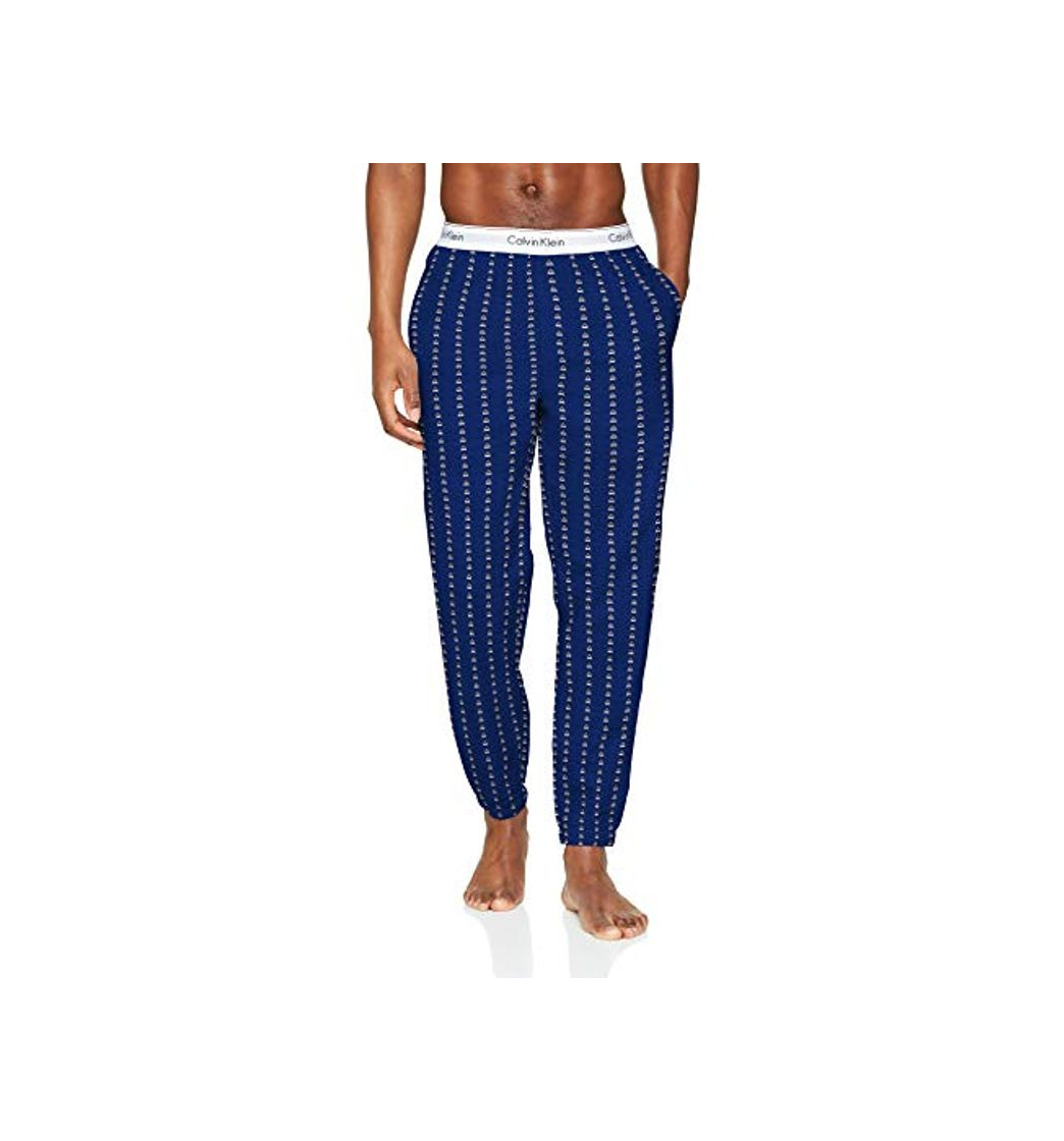 Fashion Calvin Klein Jogger Pantalones de Pijama, Azul