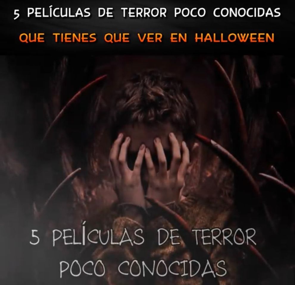 Fashion 5 Películas de terror poco conocidos para  Halloween