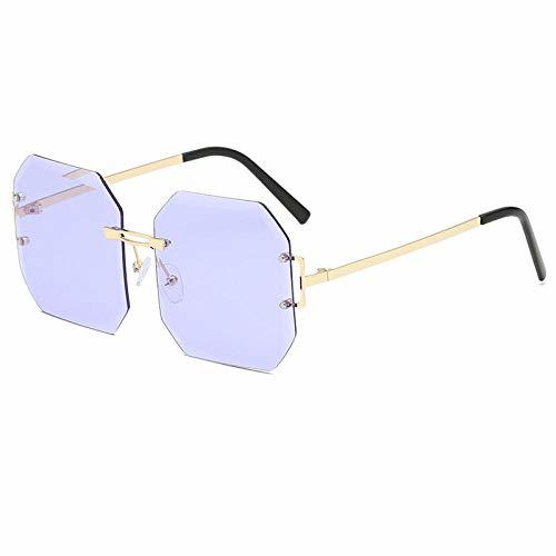 Game CCTYJ Gafas de solGafas de Sol cuadradas Mujer Hombre Moda Rojo Púrpura