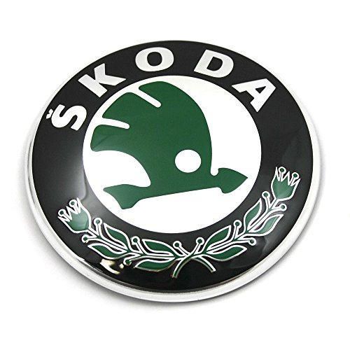 Skoda 3U0853621B MEL – Placa frontal con el logotipo del emblema de Skoda