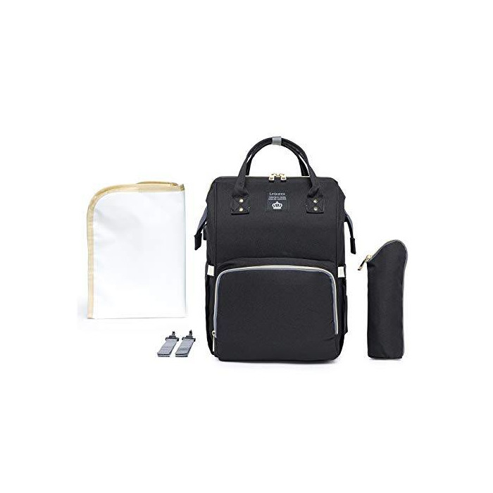 Products Bolsa Mochila Lequeen De Maternidade Original Preto 17l