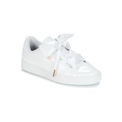 Puma Basket Heart White