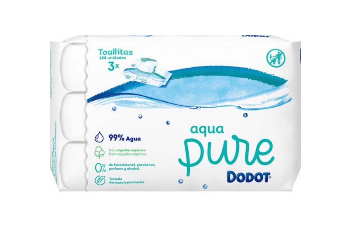 Productos Toalhitas -Dodot Aqua pure