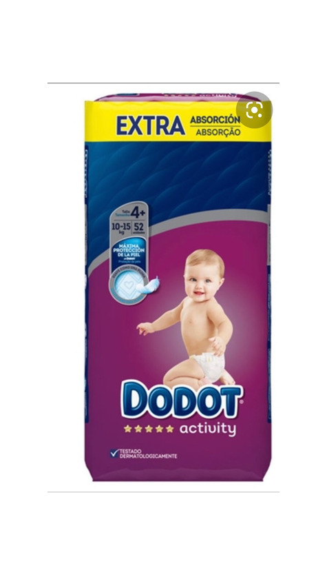 Producto Fraldas Dodot activity 