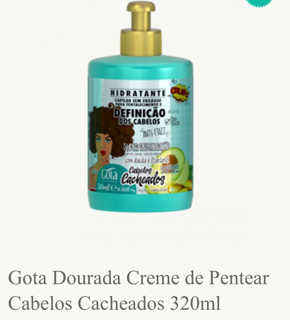 Product Creme pentear GotaDourada cabelos cacheado 