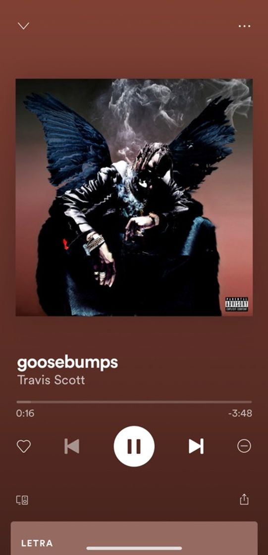 Moda Goosebumps- Travis Scott