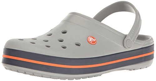 Fashion Crocs Crocband U, Zuecos Unisex Adulto, Gris