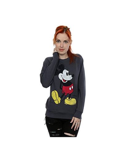 Disney mujer Mickey Mouse Classic Kick Camisa de entrenamiento X-Large oscuro Heather