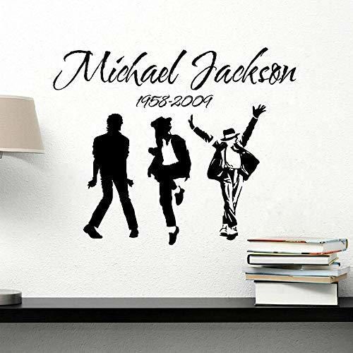 Moda Mickael Jackson Arte Etiqueta de La Pared Extraíble DIY Decoración Para