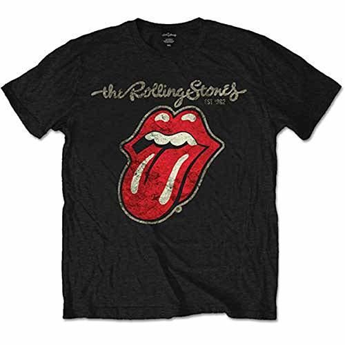 Rolling Stones The Plastered Tongue Camiseta, Negro