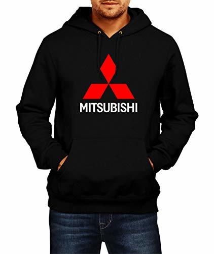 Moda SWEATSHIRT Mitsubishi Logo Sudaderas con Capucha Hoodie Ropa Hombre Men Car Auto