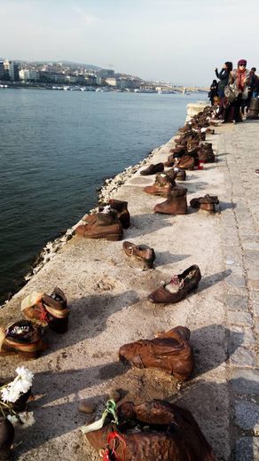 Shoes on the Danube Bank