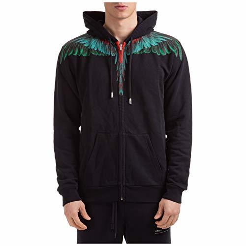 Lugar Marcelo Burlon Hombre Sudadera con Capucha Wings Nero XL